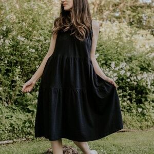 Everlane The Weekend Tiered Dress xxs